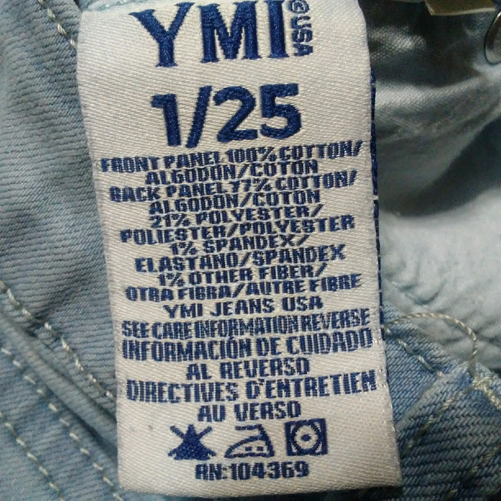 YMI Distressed Raw Hem High Rise Dream Fit Ankle - Picture 12 of 13